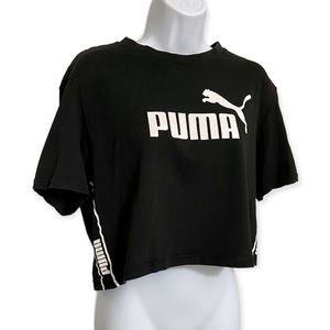 PUMA Logo Crop Top Size S